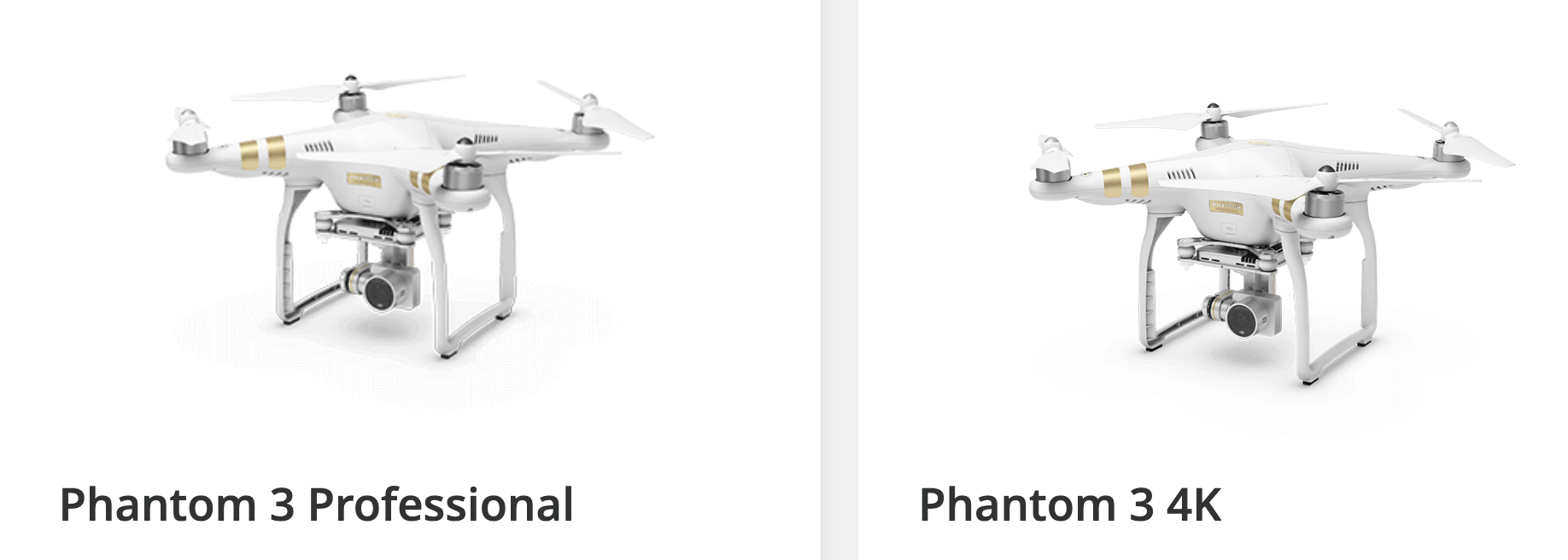 DJI Phantom 3 Professional DJI Phantom 3 4k