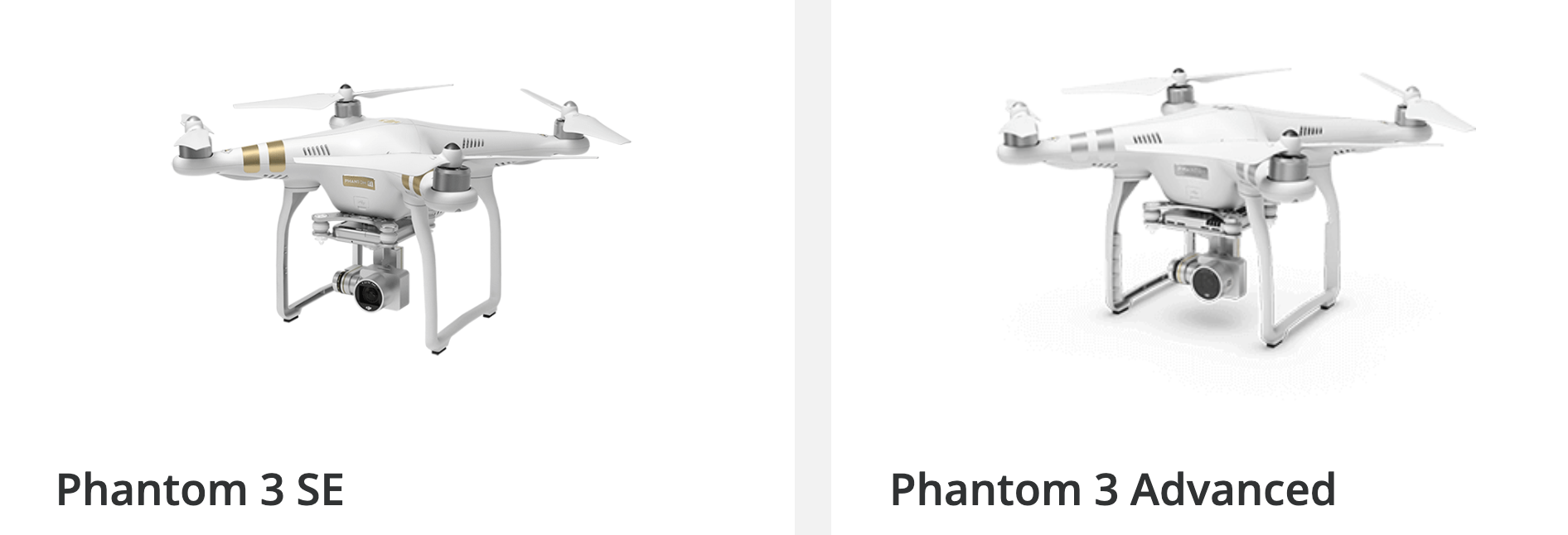 DJI Phantom 3SE DJI Phantom 3 Advanced