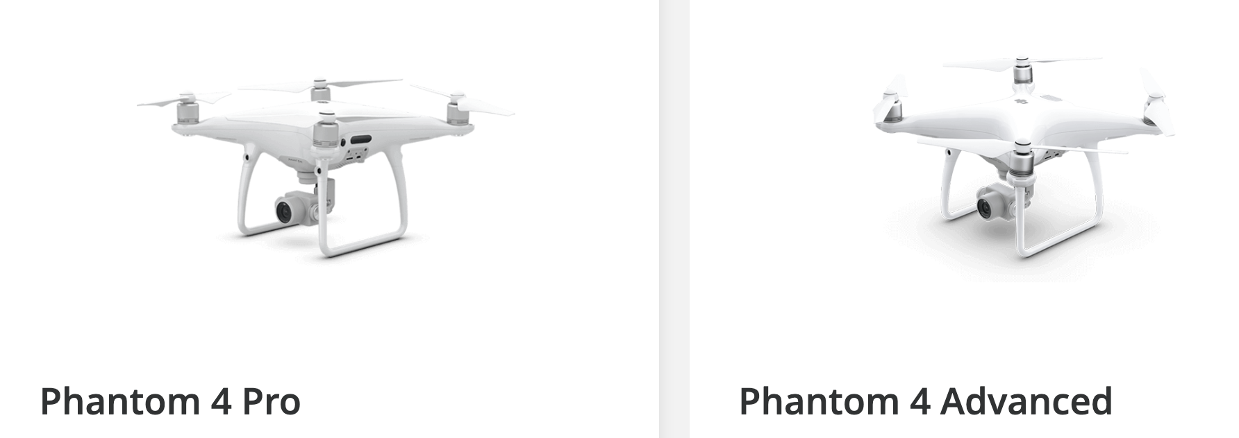 DJI Phantom 4 Pro DJI Phantom 4 Advanced